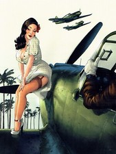 Air Force Pin Up, Retro
