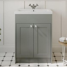 Grey Traditional Freestanding