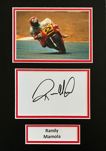Randy mamola hand signed - randy,