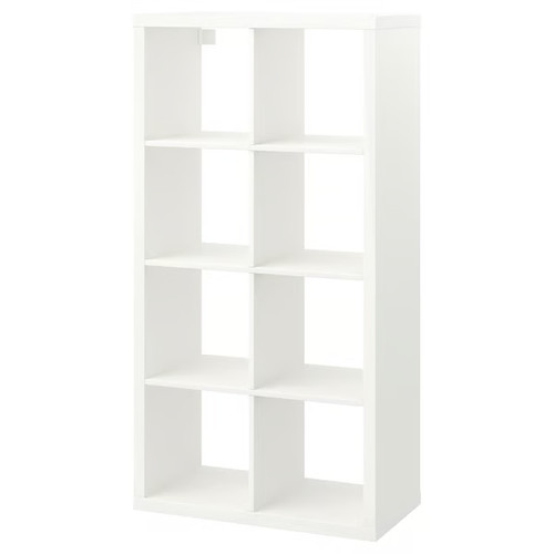 New ikea kallax white shelving - new,