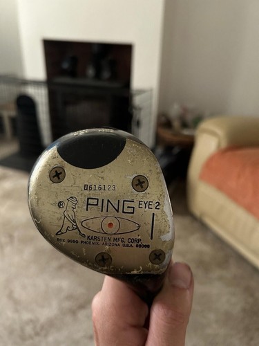 Vintage ping eye wood - eye,