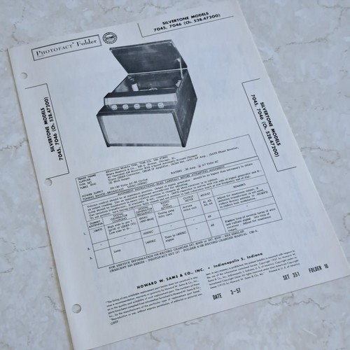 Silvertone manual record - silvertone,