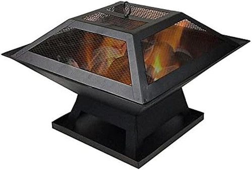 Square fire pit - square, grill