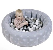 Velvet soft baby ball pit - pit, pool