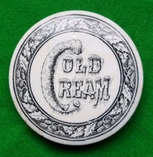 Old Antique Printed Pot Lid