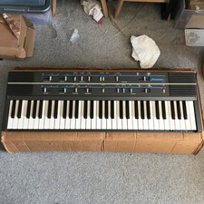 Vintage FARFISA FK55 Key Electronic Keyboard In Grey boxed