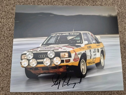 Stig blomqvist signed 10x8 - stig,
