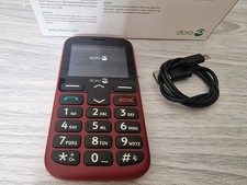 Doro 1380 Dual SIM Mobile – Red – Unlocked – Barely Used – Simple Phone