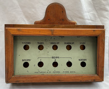 Antique Butlers Bell Board for refurbishment or display -  Hill Upton Oxford