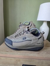 Skechers Shape-Ups UK Size 8.5 Pebble Brown Comfort Walking Shoes 52000 PBL
