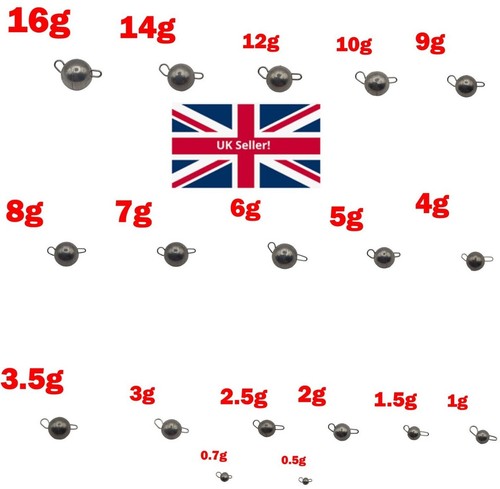 Fishing jig head ball tungsten - ball,