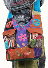 Hippie Boho Cross Body Sling Patchwork Shoulder Bag Fesitval Beach Hippy Handbag