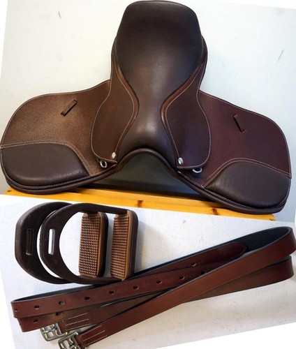 Brown wide pony kids - 14",