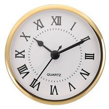 3.5" 90mm Quartz Roman Clock