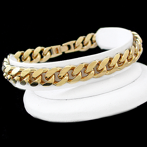 Mens 11mm rounded curb - 8",