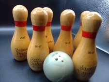 Wooden Bowling Pins League