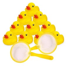 Mini Rubber Ducks Bath Toy Set