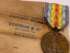 Belgian Great War WW1 Victory Medal