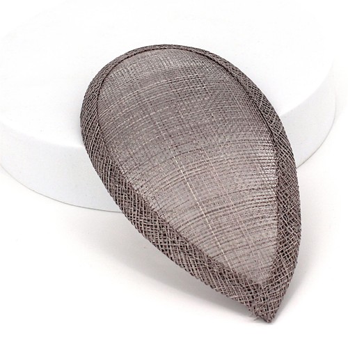 Sinamay teardrop fascinator - sinamay,