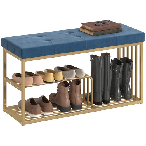 Homcom shoe storage bench with - homcom,