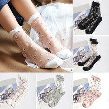 1Pair Women Ultra Thin Floral