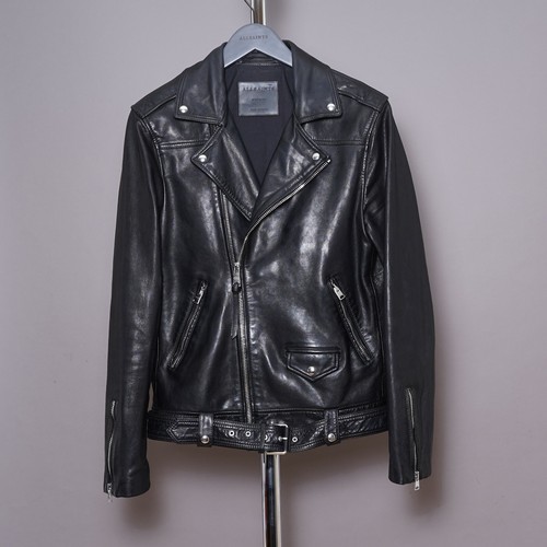 All saints leather jacket - leather, mens