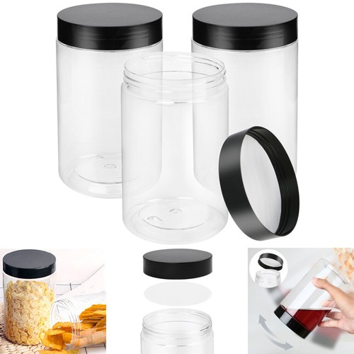 27oz clear plastic jars - 27oz,
