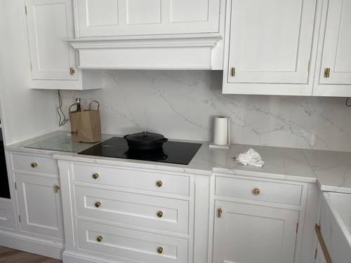 Kitchen cabinets and - and, quartz