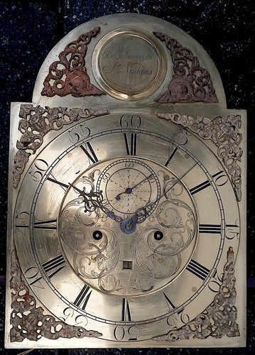 Day longcase clock - day,