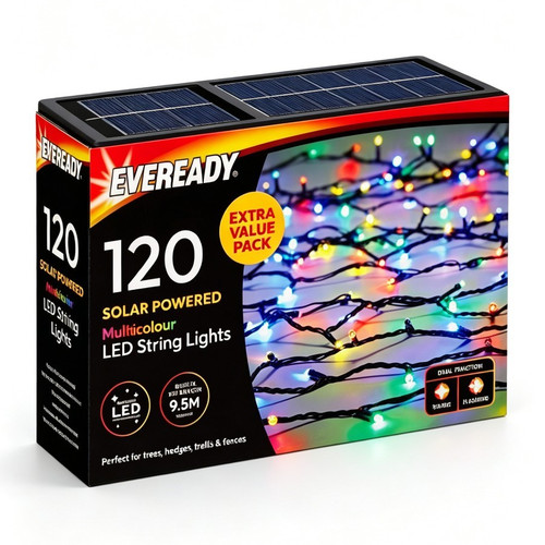 Eveready solar led multicolour - led,