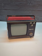 Vintage 1970s Rigonda Fiesta Russian B&W 6” TV Made in USSR Prop Spares Repairs