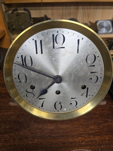 Antique wall clock mechanism - wall,