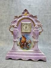 Antique Porcelain Mantle Clock