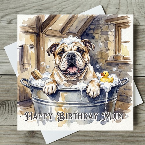 English bulldog birthday - bulldog,