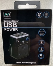 Masterplug Surge Protected USB