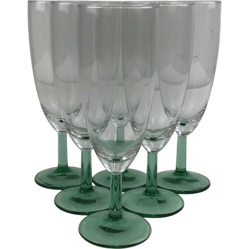 Set six green - set, of