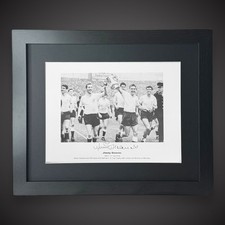 FRAMED Jimmy Greaves Signed