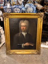 Fine Georgian Portrait of A Gentleman century Oil on Canvas