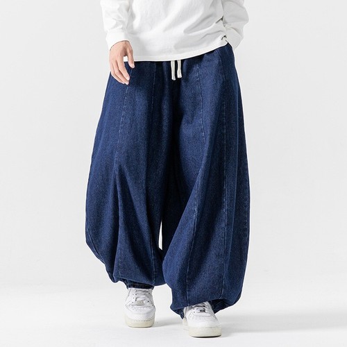 Men vintage denim - denim, baggy