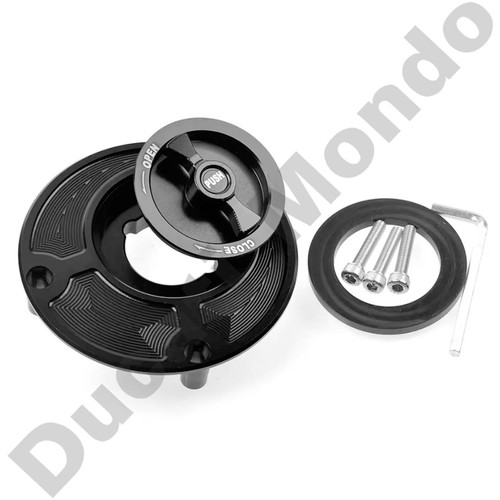 Quick release race fuel cap