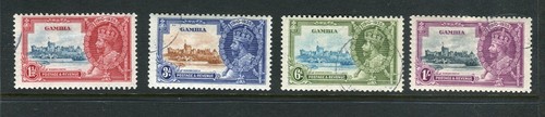 Gambia kgv 1935 - kgv, silver