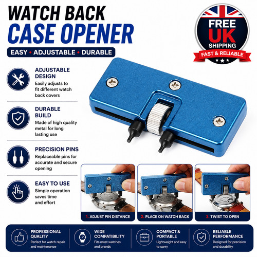 Watch back case opener - case,