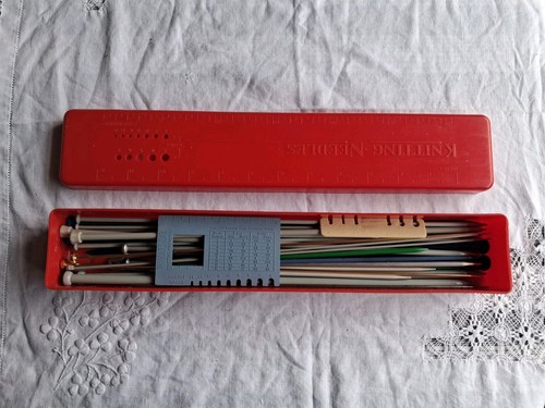 Vintage plastic knitting - vintage,