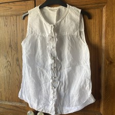 Massimo Dutti White Ramie