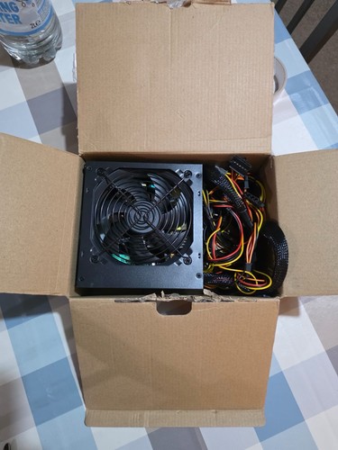 Black 600w atx power - 600w,