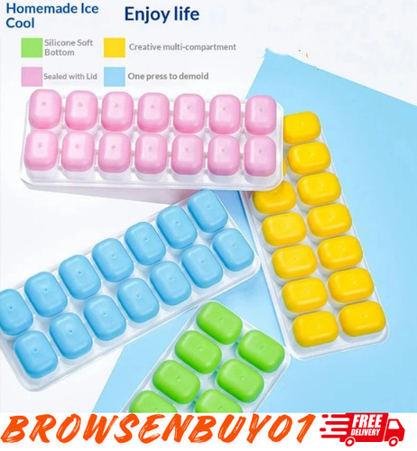 Silicone ice cube - trays, 4