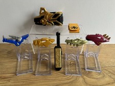 Power Rangers Dino Thunder Brachio Morpher, Gold Key, 4 Face Plates + Strap