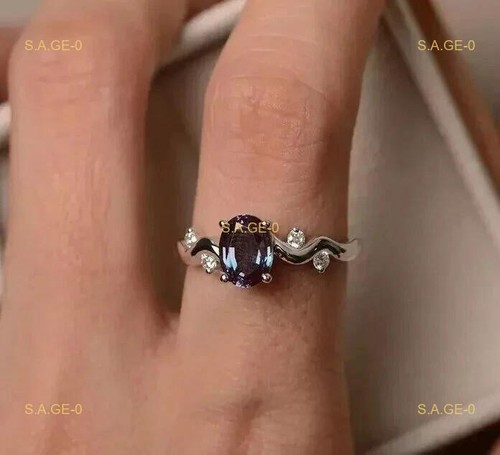 Alexandrite engagement - 2.38,