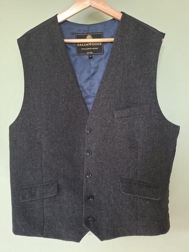 Wool blend charcoal grey fleck - wool,