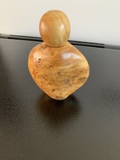 Perfume Bottle Birds Eye Maple Cover Spray 12cm Empty